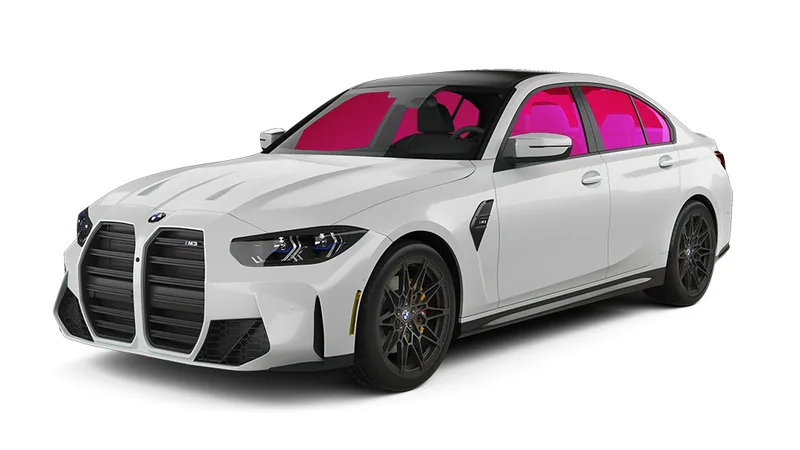 Coverage diagram: Side Windows & Rear tinted