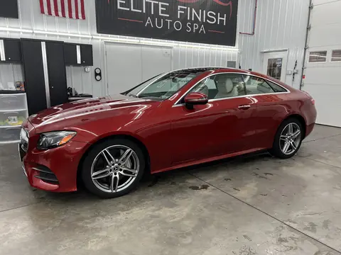Mercedes-Benz E-Class Coupe in the Elite Finish shop